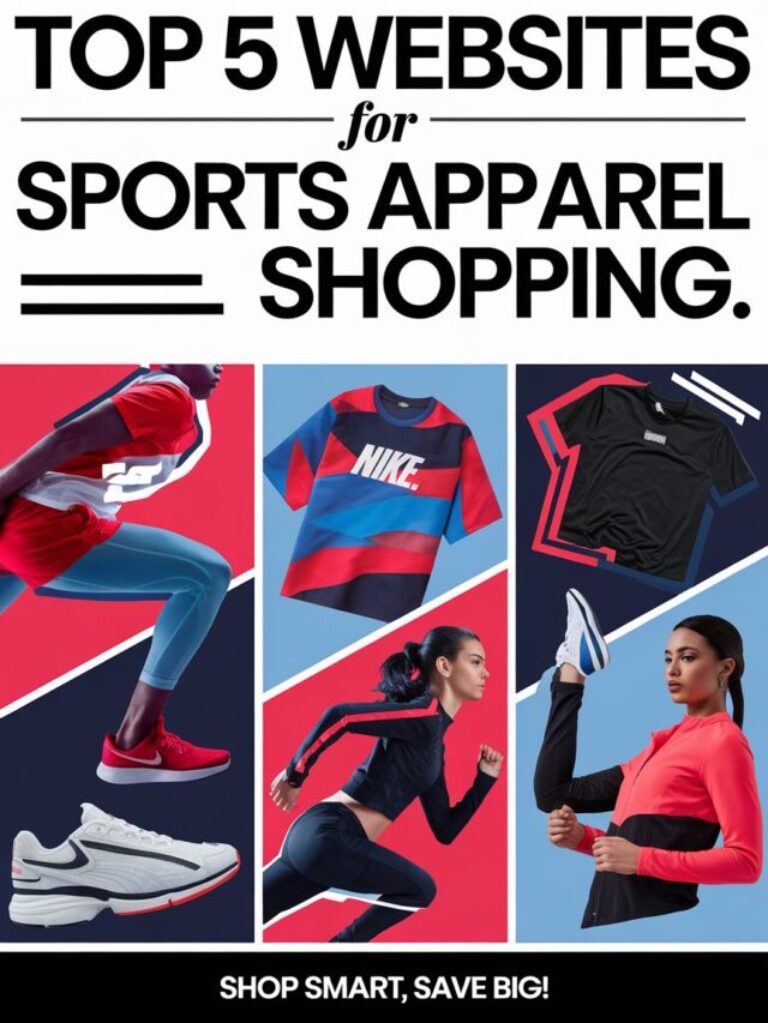 Top 5 Best Websites to Buy Sports Apparel Online in 2024 – Huge Discounts & Trendy Styles!